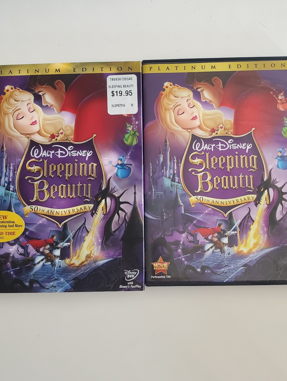 Disney's Sleeping Beauty DVD 50th Anniversary Platinum Edition